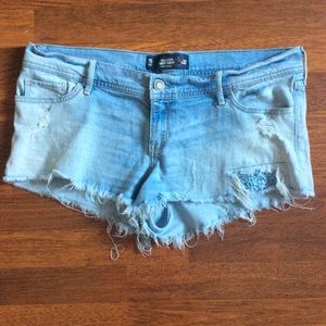 Hollister Shorts - 15 Hollister Denim Short Shorts, Distressed Hollister Shorts - 15 Hollister Denim Short Shorts, Distressed
